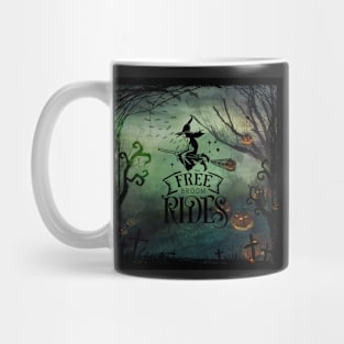 Halloween Free Broom Rides Mug